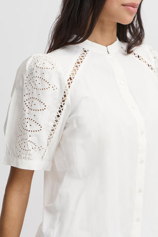 Frankie Short Sleeve Shirt | Marshmallow