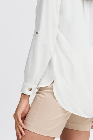 Hali Long Sleeve Shirt | Marshmallow