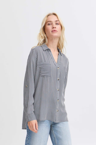 Hali Long Sleeve Shirt | Medieval Blue