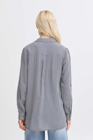Hali Long Sleeve Shirt | Medieval Blue