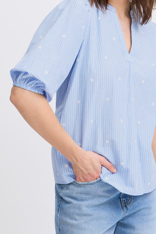 Isani Blouse | Blue Horizon Mix