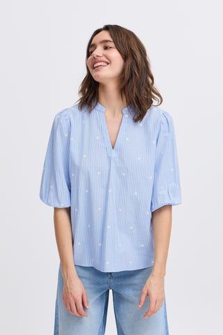 Isani Blouse | Blue Horizon Mix