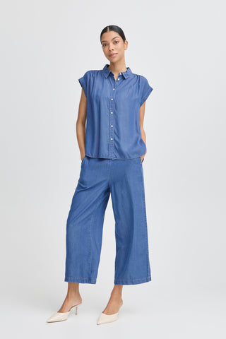 Kosmo Shirt | Mid Blue Denim