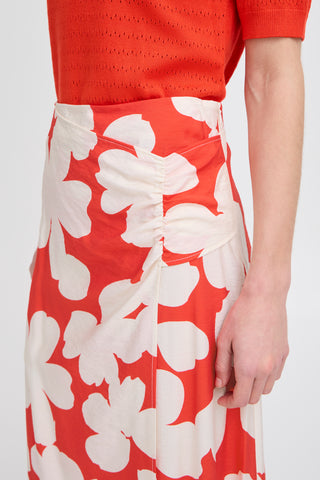 Ibine Skirt  | Flame Flower Mix