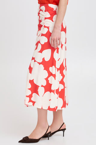 Ibine Skirt  | Flame Flower Mix