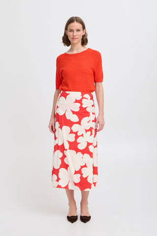 Ibine Skirt  | Flame Flower Mix