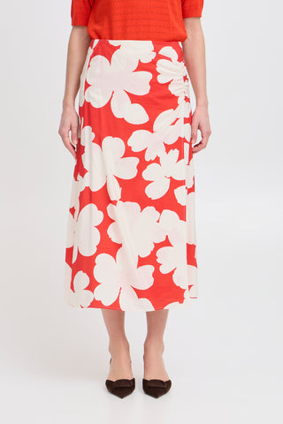 Ibine Skirt  | Flame Flower Mix