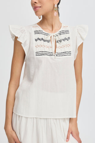 Ipalie Blouse | Marshmallow