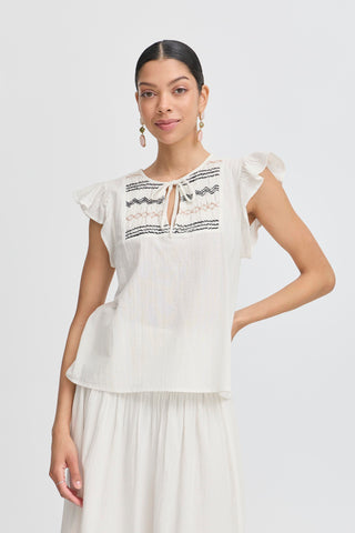 Ipalie Blouse | Marshmallow