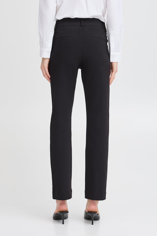 Dixi Straight Pants | Black