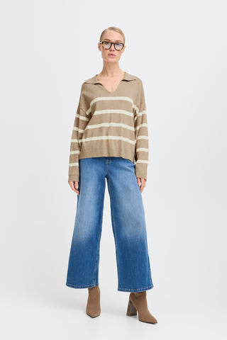 Morla Polo Jumper | Humus Mix