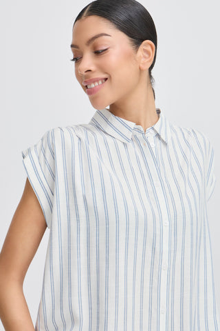 Frigg Shirt | Optical White Mix