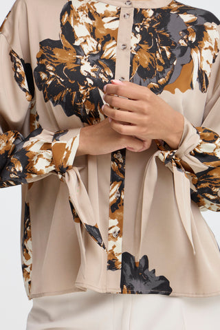 Jannike Bow Shirt| String Mega Flower