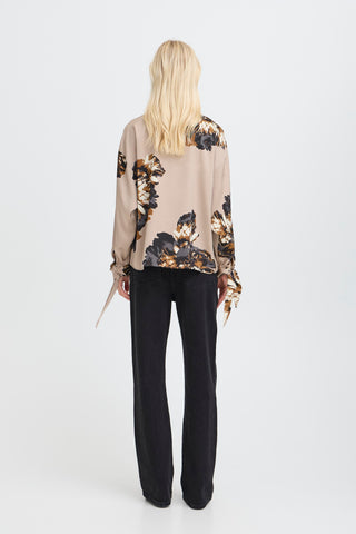 Jannike Bow Shirt| String Mega Flower