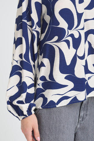 Ikaia Blouse  | Medieval Blue