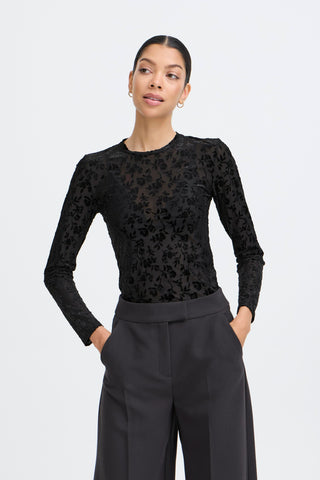 Tacha Wide Trousers | True Black