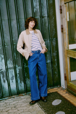 Saima 3/4 Length Tee | Medieval Blue