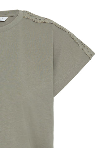 Prismi Lace Tee | Vetiver