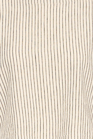 Falakka Round Neck Top | Rainy Day Stripe