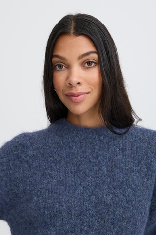 Nyla Jumper | Blue Horizon Melange