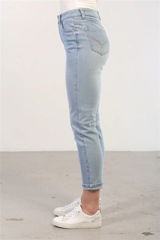 Keile Mom Jean | Light Blue
