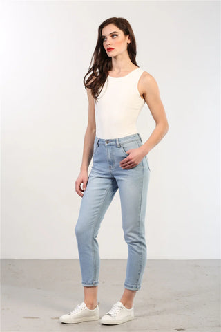 Keile Mom Jean | Light Blue