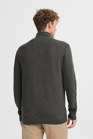 Granby Structure Cardigan  | Charcoal Mix