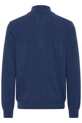 Hamilton 1/2 Zip Knit  | Dark Denim Melange