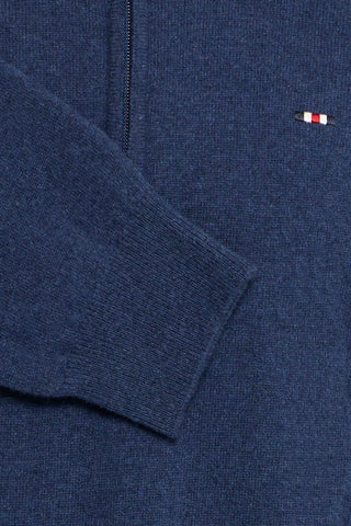 Hamilton 1/2 Zip Knit  | Dark Denim Melange