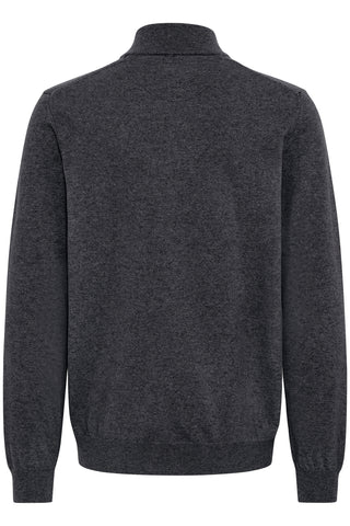 Hamilton 1/2 Zip Knit  | Charcoal Mix