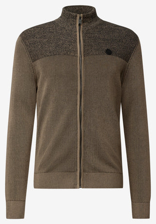 Two Tone Jacket  | Dull Brown