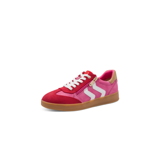 Bargi Double Stripe Trainer | Pink Comb