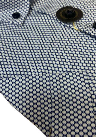 6th Sense Short Sleeve Regular-fit button-down Shirt Print #17