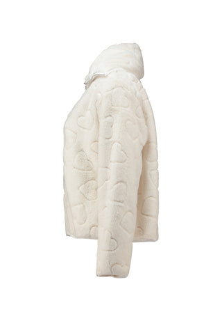 Ayliva Fleece | Cream Heart