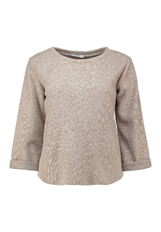 Leonida Top | Beige Leopard
