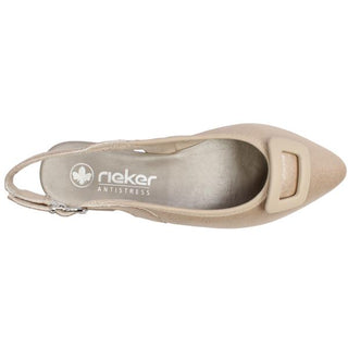 Kelly Flat Slingback | Beige Multi