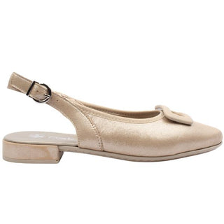 Kelly Flat Slingback | Beige Multi
