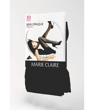 Marie Claire Semi Opaque Tights 30 Denier Black