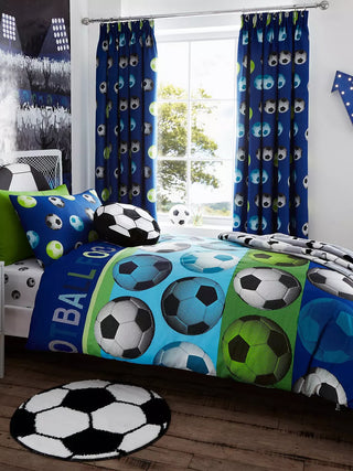 Football Duvet Cover Set | Blue