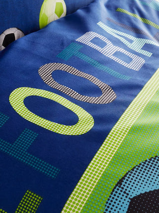 Football Duvet Cover Set | Blue
