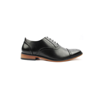 Oxford Brogue Tie Shoe | Black