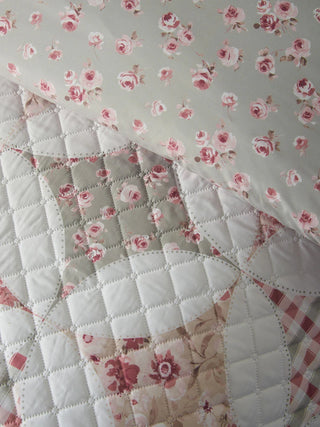 Pinsonic Patchwork Reversible Duvet Cover | Green