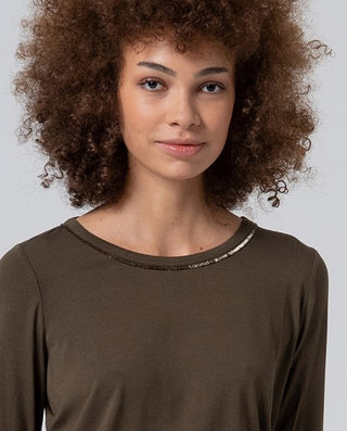 Ringer Tee | Brown