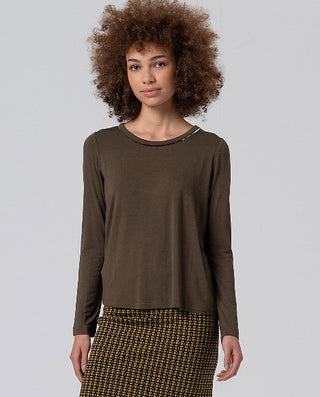 Ringer Tee | Brown