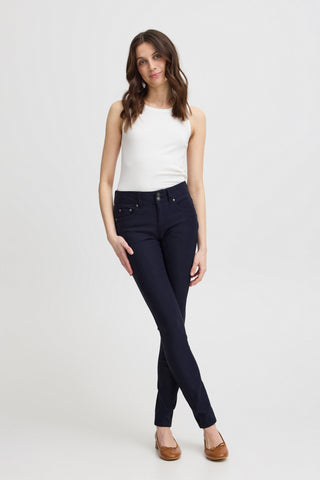 Zalin Tokyo Jeans | Dark Peacoat