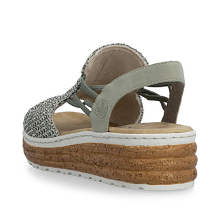 Rachel Slingback Woven Sandals  | Sage