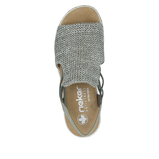 Rachel Slingback Woven Sandals  | Sage