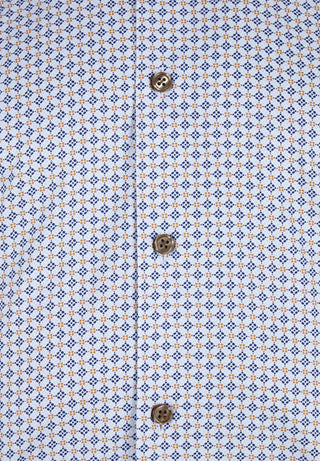 6th Sense LS RF BD Satin Shirt Print #5