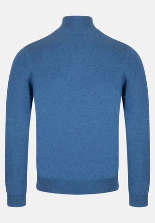 Harry 1/4-zip Jumper | True Blue