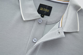 Furrow Polo | Silver